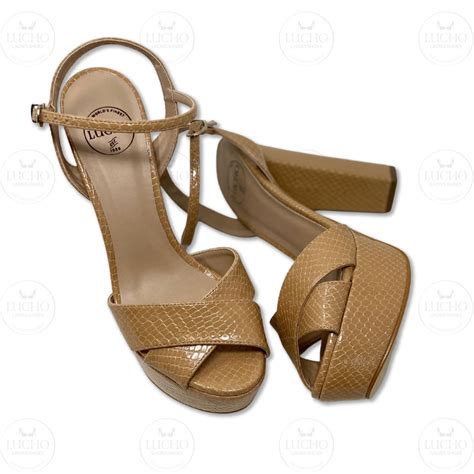 Nude Antique Peep Toe Lucho