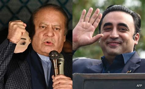 Nawaz Sharif Bilawal Bhuttos Parties Strike Deal On Pak Coalition