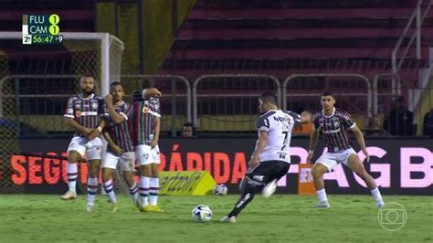 Fluminense e Atlético MG empatam 1 a 1 em jogo disputado em Volta