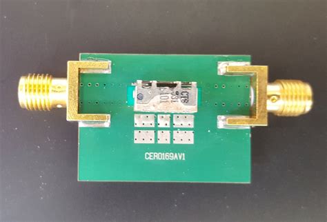 Cts Cer A Mhz Bpf Bandpass Filter Evaluation Development Board