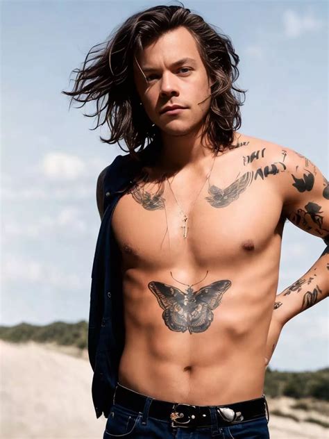 The Best Harry Styles Shirtless Gallery Sashay Magazine