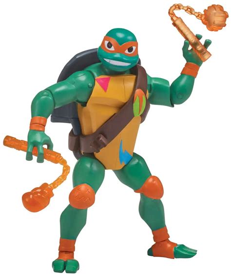 Teenage Mutant Ninja Turtles Rise Of The Tmnt Battle Shell Michelangelo Action Figure Rise Of