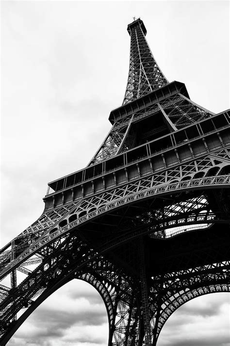 Eiffel Tower Black And White Photo Frame Tower France Papercraft