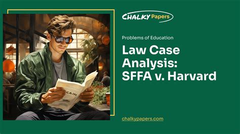 Law Case Analysis SFFA V Harvard Essay Example YouTube