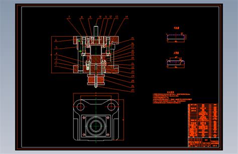 烟灰缸盖的冲压工艺及模具设计【10张cad图纸、说明书全套】autocad 2007模型图纸下载 懒石网