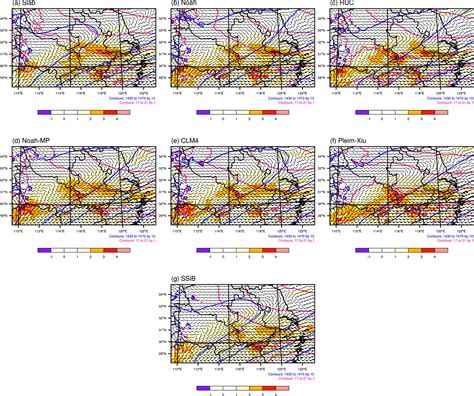 Performance Of Seven Land Surface Schemes In The Wrfv43 Model For