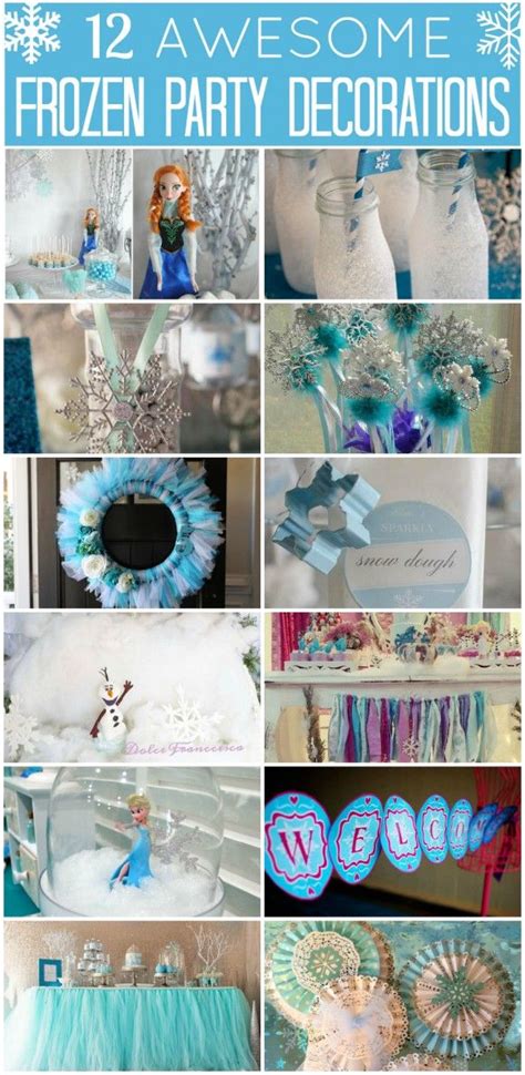 12 Awesome Frozen Party Decorations Frozen Party Decorations Frozen