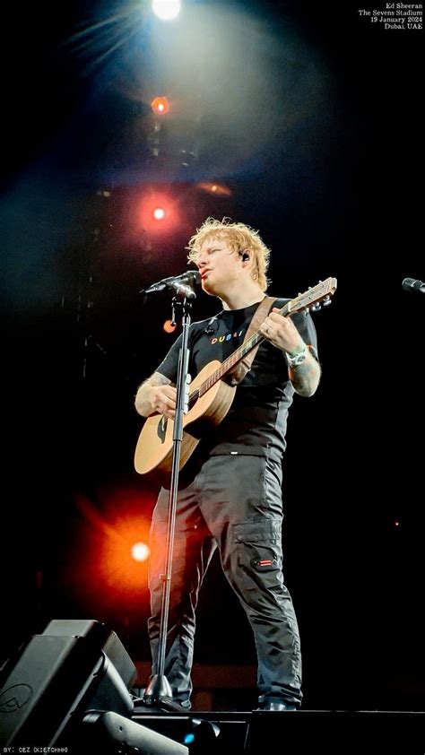 Ed Sheeran Mathematics Tour The Sevens Stadium Dubai In 2024 Ed