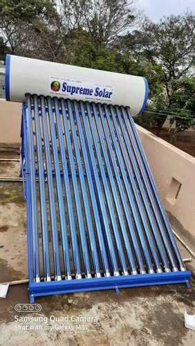 Lpd Capacity Stainless Steel Inner Tank Supreme Solar Water Heater