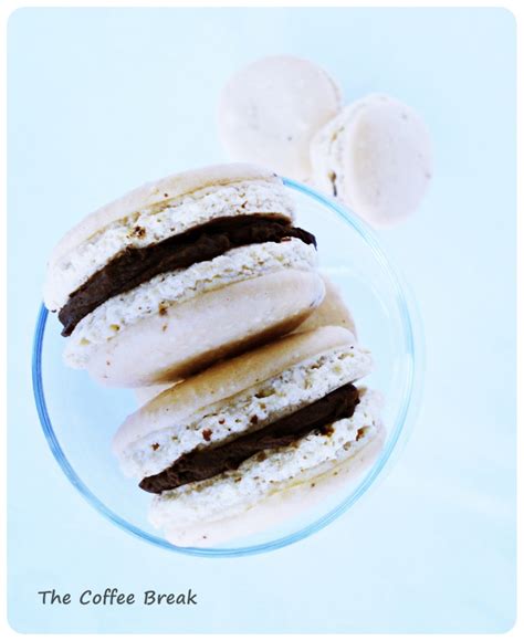 Coffee Macarons With Dark Chocolate Ganache The Coffee Break