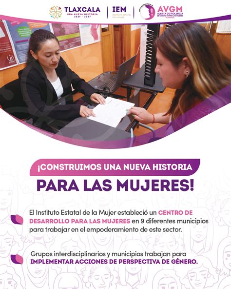 El Instituto Estatal de la Mujer instaló el Centro de Desarrollo para