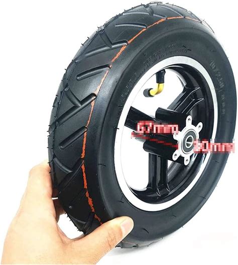 Nianxinn Electric Scooter Tire 10 Inch Vacuum Inflatable Full Wheel Pneumatic Tire