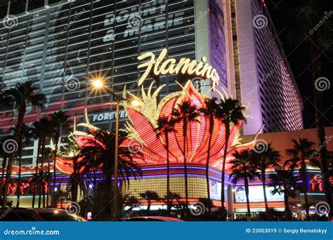 Casino Flamingo, Las Vegas editorial stock image. Image of city - 23003019