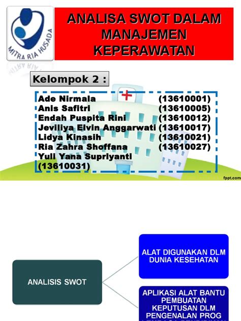 Pdf Manajemen Swot Keperawatan Dokumen Tips