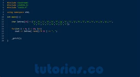 Arrays Visual C Generar Letras Aleatorias Tutorias Co