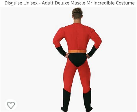 Disguise Disney Mr Incredible Muscle Adult Mens Hall Gem