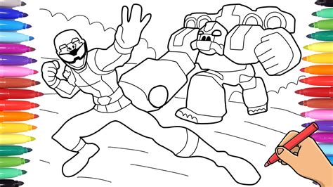 Printable Power Rangers Beast Morphers Coloring Pages Power rangers ...