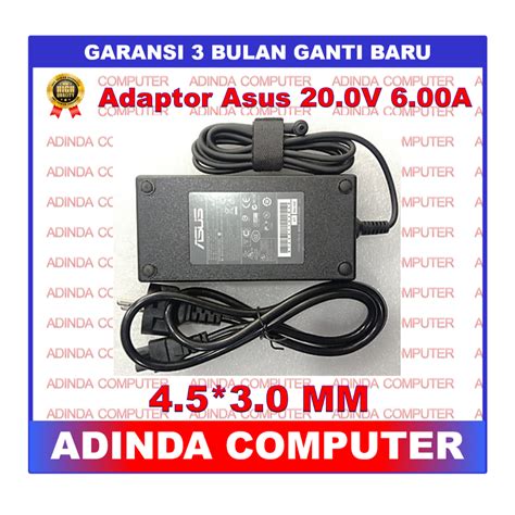 Adapter Charger Asus VivoBook Pro 14X 15X 16X Oled 20V 6A 120W Shopee