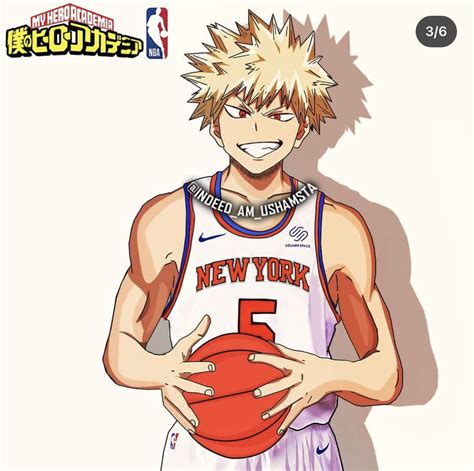 Bakugo 🏀 Cute Anime Character My Hero Academia Manga Basketball Anime