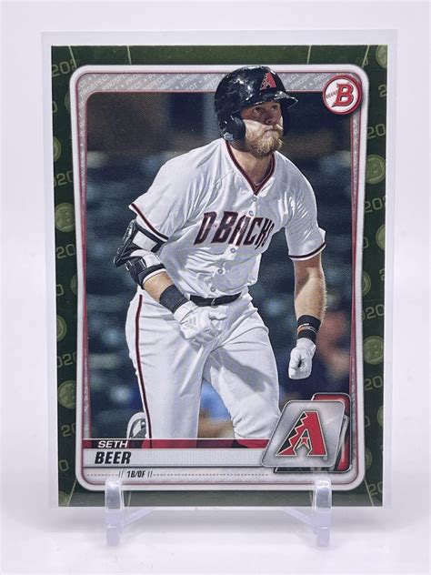 Seth Beer Bowman Prospects Camo Parallel Bp Arizona