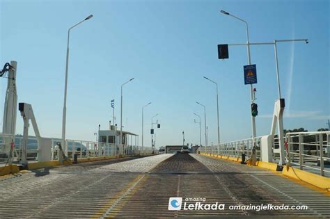 Lefkada Pontoon Bridge Floating Bridge Of Agia Mavra Infos