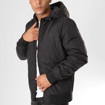 Urban Classics Veste Zippée Capuche TB1458 Noir