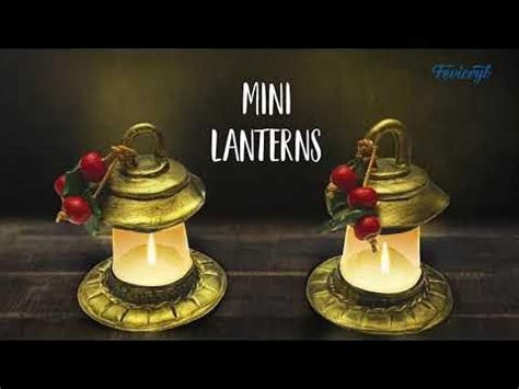 DIY Miniature Lantern | DIY Home Decor Ideas 2021 | Fevicryl Hobby Ideas | Diy lanterns, Mini ...