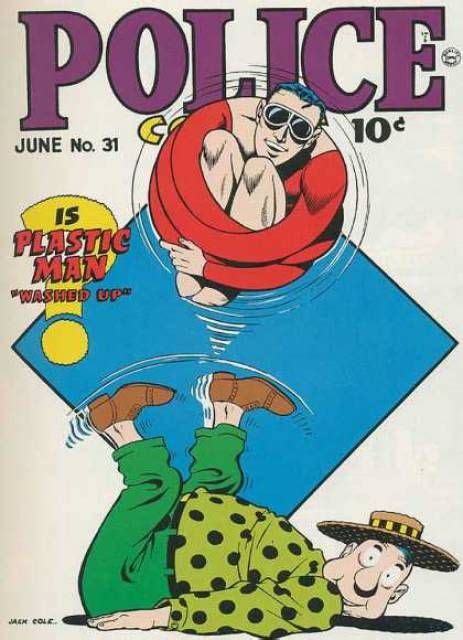 Police Comics Volume Comic Vine Comics Comic Covers Plastic Man