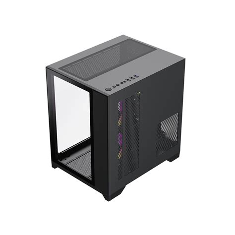 GameMax Infinity Mini Mini Tower Gaming Case - Black - GMX-INF-MINI ...