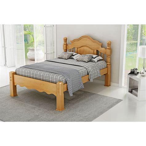 Cama Casal Roma De Madeira Maci A Cm Studio Maci O