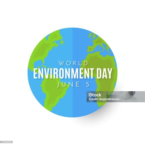 World Environment Day Card June 5 Vector Stock Illustration Download Image Now Day