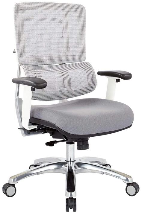 Washable Office Star Pro-Line II™ Breathable White Vertical Mesh Chair ...