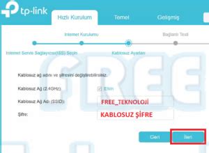 TP Link TD W9977 MODEM KURULUMU FREE TEKNOLOJİ