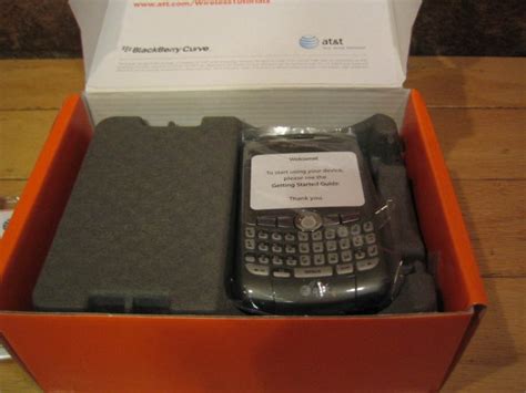 New Blackberry Curve Gsm Phone Cingular At T Titanium Cell Phone