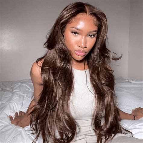 Wear Go 6x5 Pre Cut Hd Lace 4 Dark Brown Straight Body Wave Glueless Wig Human Hair Wigs