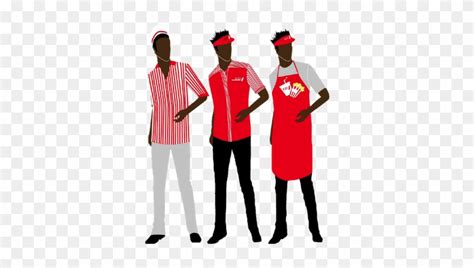 Hotel Staff Uniform Set Vector Illustration Isolated Royalty Free