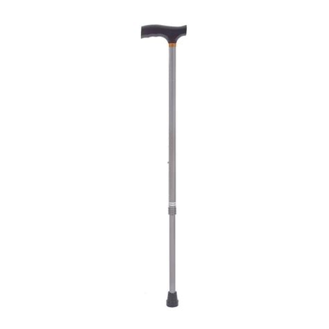 Essential Medical Supply Steppin Out T Handle Cane With Charcoal Gray