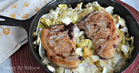 Pork Chops With Cabbage And Apples Cast Iron Skillet Supper Aip Scd