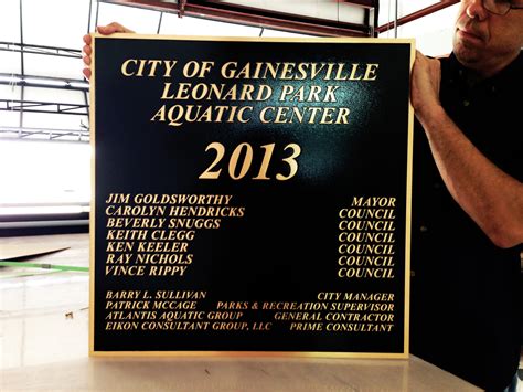 Another Beautiful Bronze Plaque From Dallas Digital Signs And Graphics