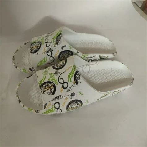 EVA Off White Mens Printed Flip Flop Slipper At Rs 120 Pair In New