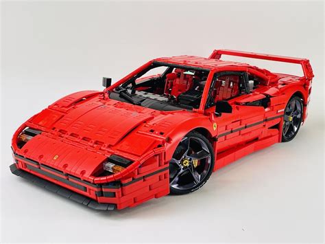 Lego Moc 1 8 Ferrari F40 By Loxlego Rebrickable Build With Lego