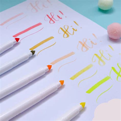 Bút lông màu Fiber Pen Colokit tô màu viết vẽ thư pháp hiện đại Hán tự