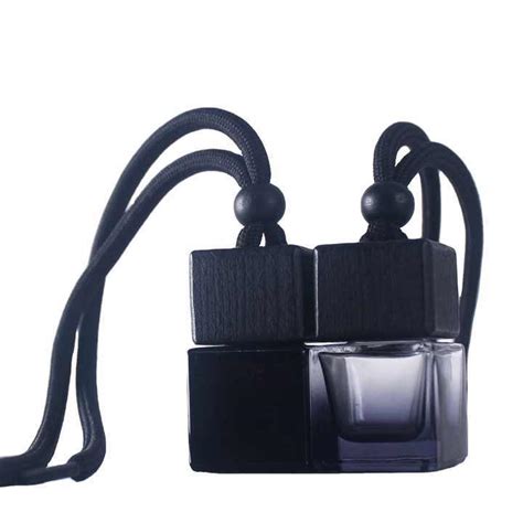 Ml Square Fragrance Pendant Air Freshener Perfume Glass Bottle Hanging