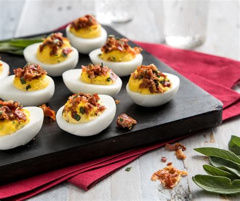 Deviled Eggs with Prosciutto Appetizer - Prosciutto Di Parma