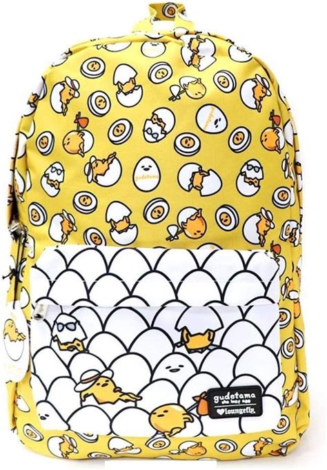 Amazon Loungefly Gudetama Multi Pose Print Nylon Backpack One