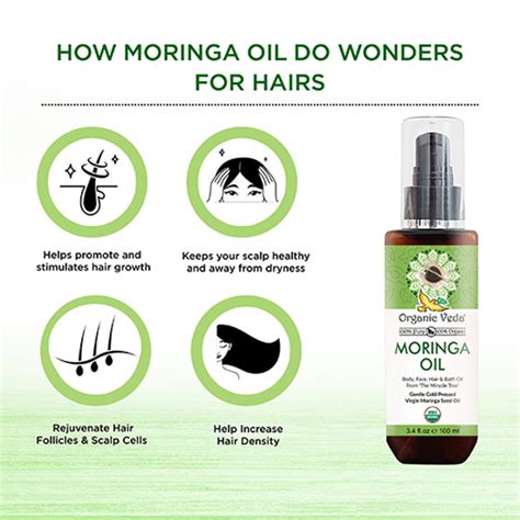 Buy Organic Veda Cold Pressed Virgin Moringa Seed Oil Ml Online At