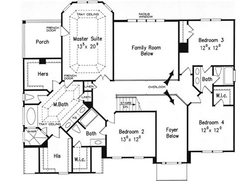 Georgian House Plan 5 Bedrooms 4 Bath 3261 Sq Ft Plan 85 691