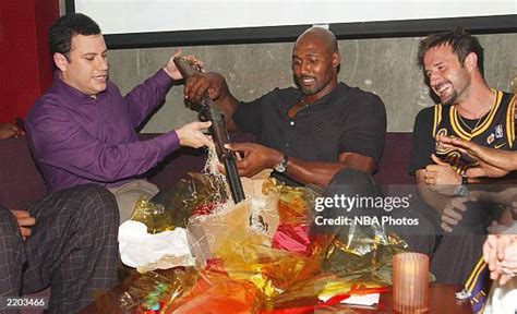 Jimmy Kimmel Karl Malone Photos And Premium High Res Pictures Getty