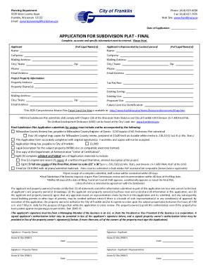 Fillable Online Zoning Compliance Application Planning Department Fax