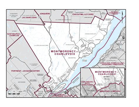 MontmorencyCharlevoix Maps And Boundary Descriptions 2023